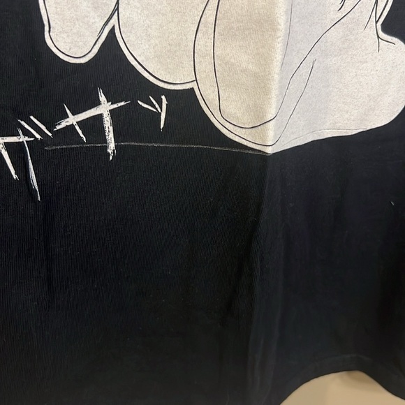 Spencer’s Lewd Complex Graphic Screen Long Sleeve T-Shirt Black Size Medium NWT - Picture 7 of 7